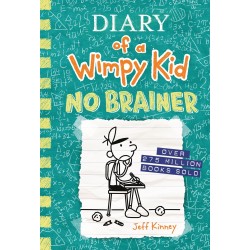 Diary of a Wimpy Kid - No Brainer, Jeff Kinney (Hardcover)