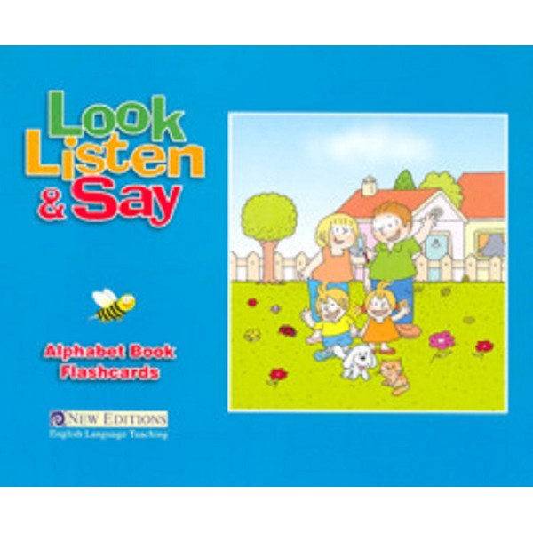 Look, Listen & Say Alphabet Book Flashcards
