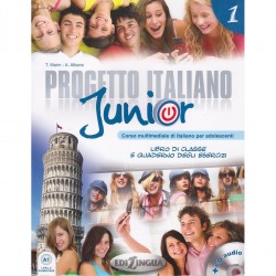 Progetto Italiano Junior 1: Libro + Quaderno + CD Audio ( A1)
