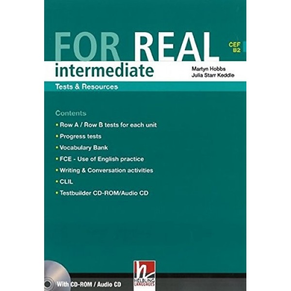 For Real Intermediate Tests & Resources + Testbuilder CD-ROM / Audio CD