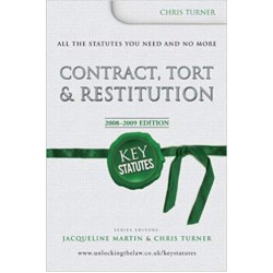 Key Statutes: Contract, Tort and Restitution (KST), Turner
