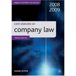 Core Statutes on Company Law 2008-09, Cowan Ervine 