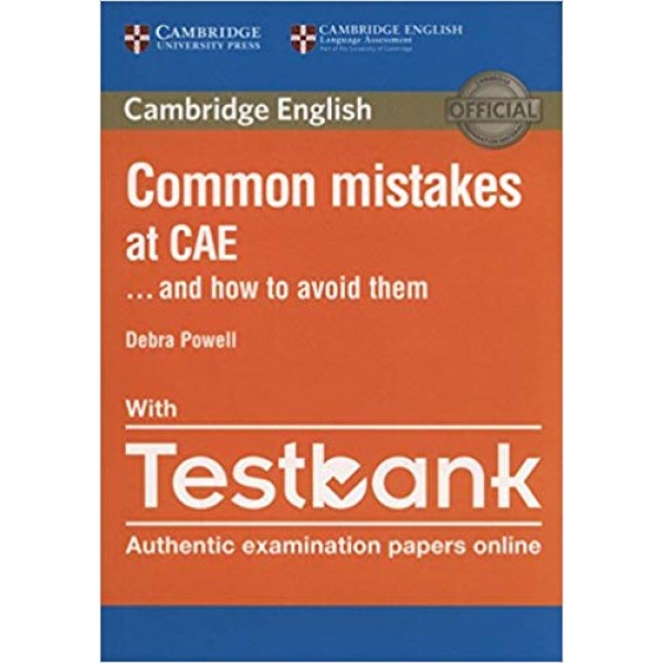 Common Mistakes at CAE… and How to Avoid Them Paperback with Testbank