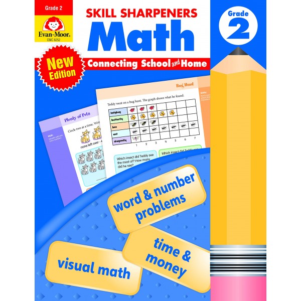Skill Sharpeners Math, Grade 2 