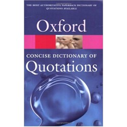 Concise Oxford Dictionary of Quotations 
