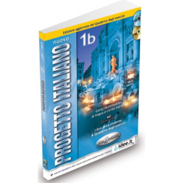 Nuovo Progetto Italiano1b : Libro studente + quaderno degli esercizi + DVD + CD-audio 