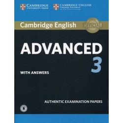 Cambridge English Advanced 3 Student's Book with Answers with Audio 