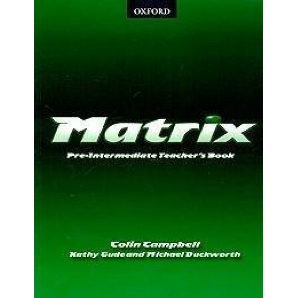 Matrix Pre-Intermediate Teacher's Book