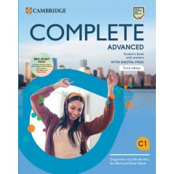 Complete Advanced 3rd Edition Self-Study Pack (Student's Book with Answers, Workbook with Answers, Digital Pack)