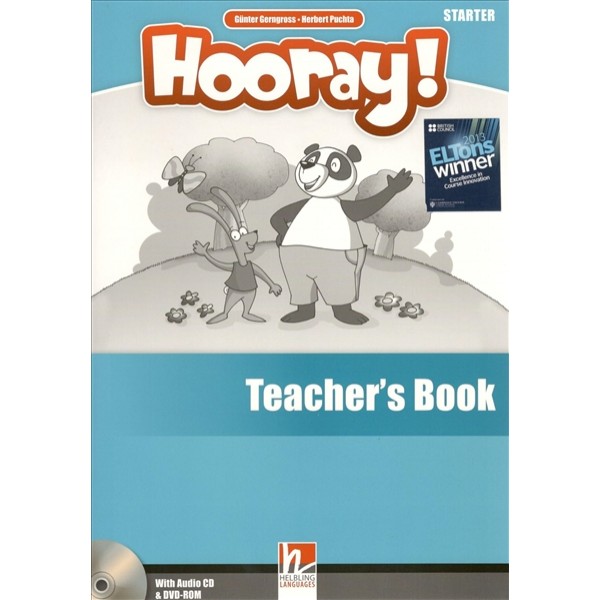 Hooray! Let's Play! Starter Teacher's Book with Audio CD and DVD-Rom