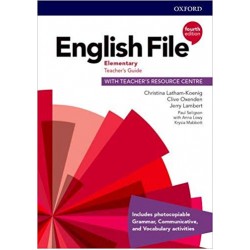English File Elementary Teacher's Guide with Teacher's Resource Center 4th Edition