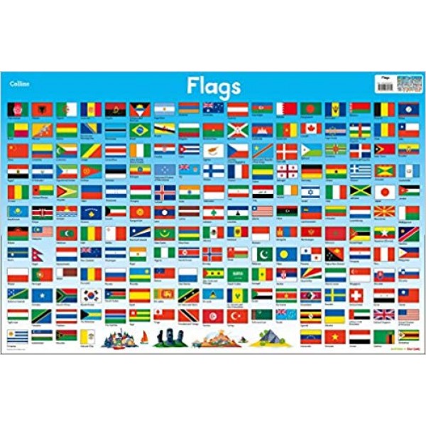 Collins Children’s Poster - Flags 