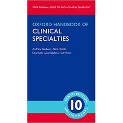 Oxford Handbook of Clinical Specialties 10th Edition