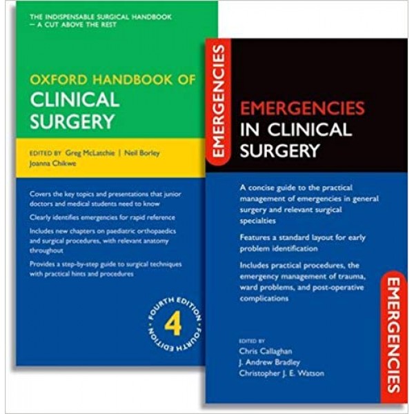 Oxford Handbook of Clinical Surgery and Emergencies in Clinical Surgery Pack 4th Edition