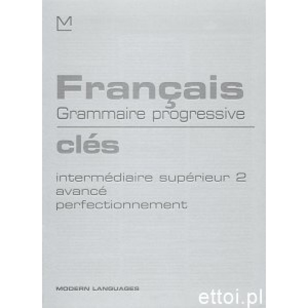 Français Grammaire progressive Cles interm.-perfectionnement