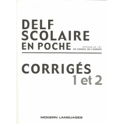 Delf Scolaire A2, B1 en poche - corrigés