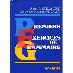 Premiers Exercices De Grammaire