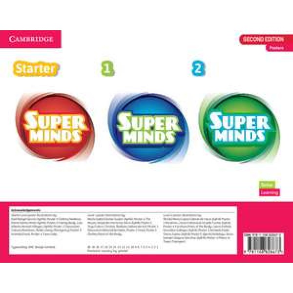 Super Minds (2nd Edition) Starter, 1 and 2 Poster Pack