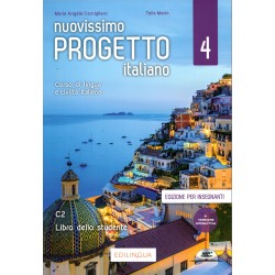 Nuovissimo Progetto italiano 4 - Libro dello studente, edizione per insegnanti + Audio CD