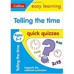 Easy learning Telling the Time Quick Quizzes Ages 5-7