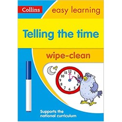 Easy Learning Telling the Time Wipe Clean Activity Book