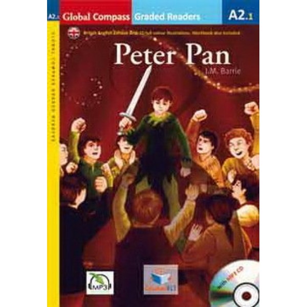 Peter Pan with MP3 Audio CD, A2.1 Level