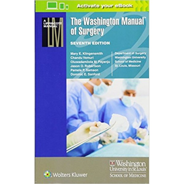 The Washington Manual of Surgery 7th Edition, Klingensmith