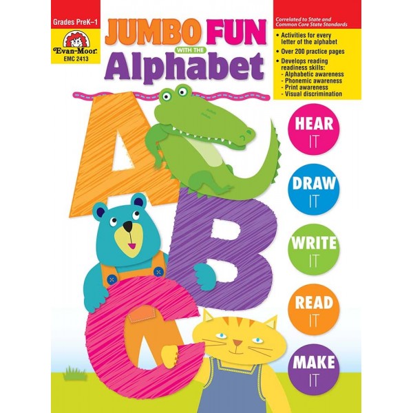 Jumbo Fun With the Alphabet, Grades Prek-1