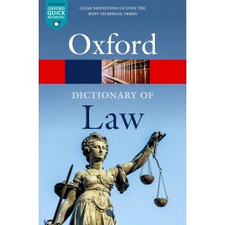 A Dictionary of Law (Oxford Quick Reference) 10th Edition, Jonathan Law