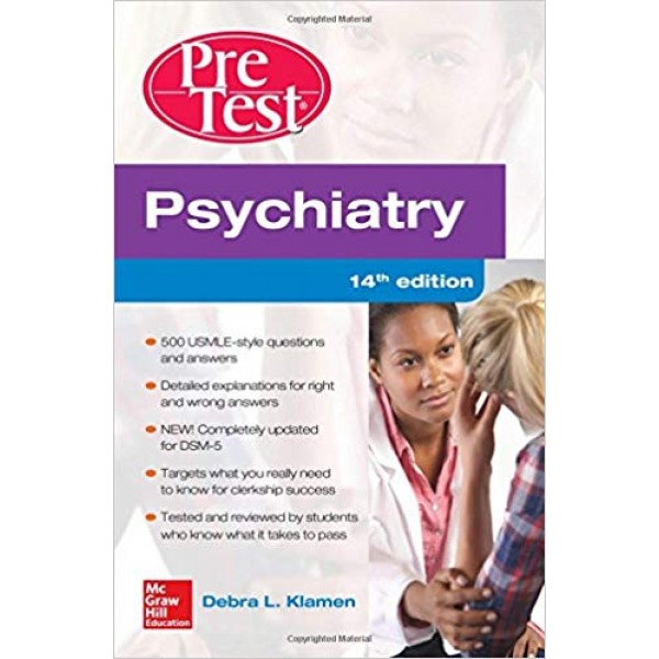 PreTest Psychiatry Self-Assessment And Review 14th Edition, Klamen